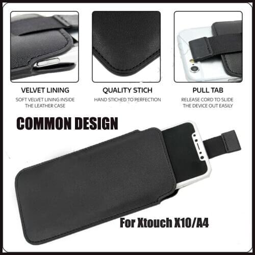 Casteel PU Leather Case For Xtouch X10 A4 Pull Tab Sleeve Pouch Bag Case Cover