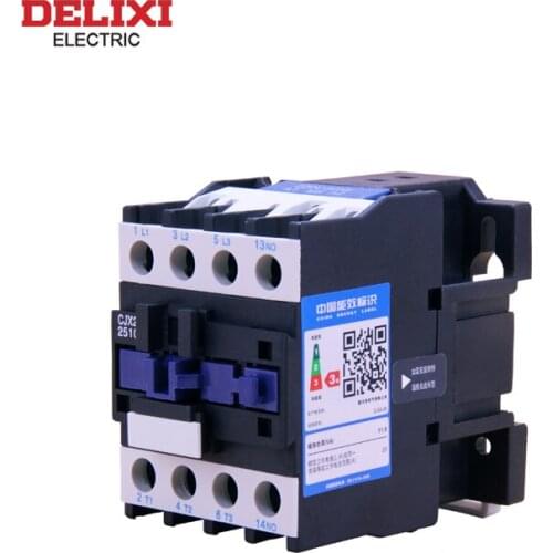 CJX2 DELIXI CJX2-25 CJX2-32 AC Contactor CJX2-2510 CJX2-2501 CJX2-3210 CJX2-3201