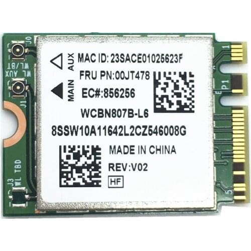 For BCM94356Z Wireless-AC NGFF FRU:00JT478 Wifi 802.11ac 867Mbps Bluetooth BT 4.1 Wlan Network Card For B50-70 N50-70