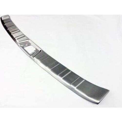 For Nissan Qashqai 2016 1PC Stainless Steel Car Trunk Inner Rear Tail Box Bumper Pedal Plate Cover Trim Car Styling Accessories