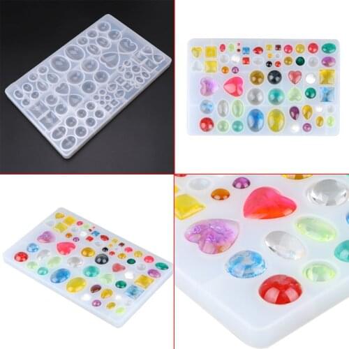Resin Casting Molds Epoxy Handicraft Kit Silicone Mold Making Jewelry Gem Pendant Clasp Mould Craft DIY Set