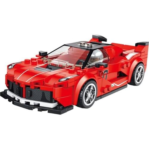City Racing Car Speed Champions Laferrari Model Building Blocks Vehicle Figures Bricks Kids Toy Classic Rally Super Racers Gift