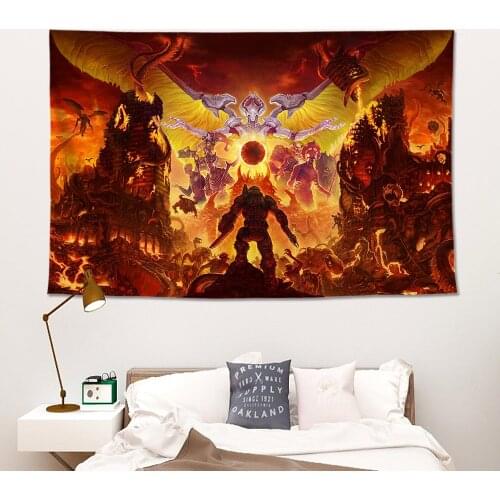 HD The Game Poster DOOM Eternal canvas Oil Painting Wall Art Wall for Living Modern Home Decor for Picture Wall Art