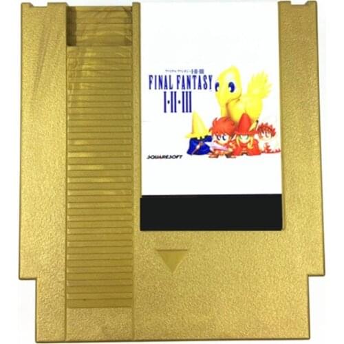FINAL FANTASY I, II, III REMIX 6 in 1 Game Cartridge for NES Console