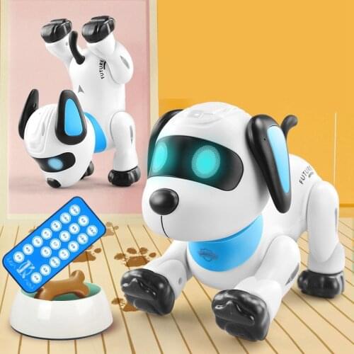 LENENG Remote Control Dog RC Robotic Stunt Puppy Voice Control Electronic Pets Dancing Robot Programmable Pet Kids Toys