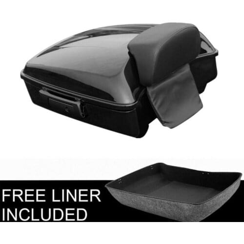 Motorcycle Chopped Pack Trunk Backrest For Harley Tour Pak Touring Road King Electra Glide Street Glide 2014-2020