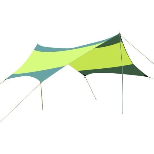 Outdoor 5.5*5.6 Meters Large Canopy Sunshade with Support Poles, Simple To Build, Strong and Durable, Does Not Fade
