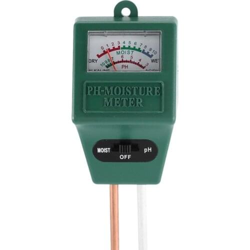 2020 New 2 In 1 Soil Hygrometer Dual-Probe Soil Tester Garden Moisture Soil PH Light Intensity Meter Tester Tool Free Shipping