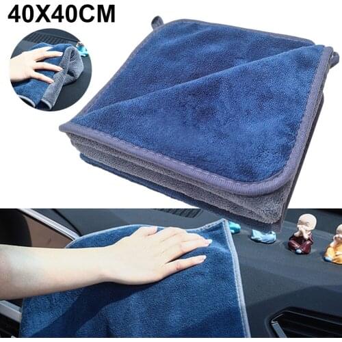 New Soft Car Wash Towel 800GSM Coral Fleece Microfiber Towel Super Absorbent Car Cleaning Detailing Drying Cloth Auto Care Towel