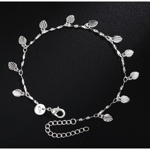 New Charm 925 sterling Silver Heart card Chain Bracelet for Women Fashion Wedding Party Girl student Christmas Gift fine Jewelry