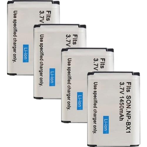 Np-Bx1 NPBx1 NP Bx1 Battery for Sony M3 M2 DSC RX1 100 AS100V HX300 HX400 HX50 HX60 GWP88 WX350 WX300 1450mah Camera Batterie