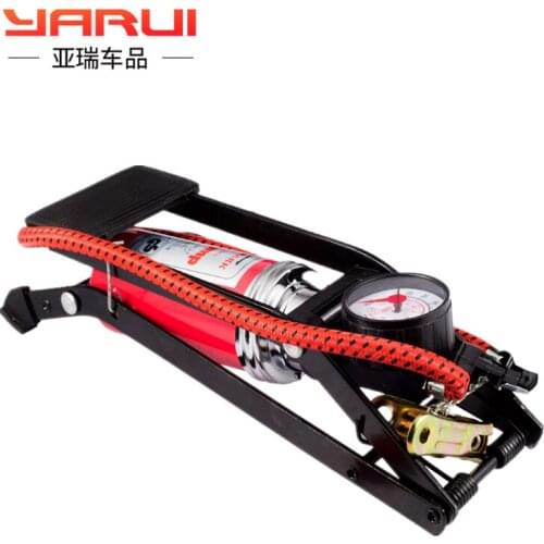 Single tube foot hyperbaric electric autocycle motorcycle household multifunctional portable stomp gas pump