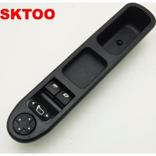 WINDDOW SWITCH CONTROL BUTTON LIFT GLASS + RETRO 6554.QA - 9654859677 AVG for Peugeot 207 207SW 207CC