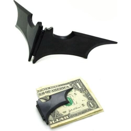 EDC Outdoor Bat Banknote Clip Portable Pocket Money Clip Tool Stainless Steel Metal Wallet Emergency Survival Tool