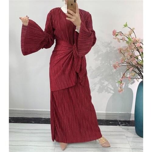 Ramadan Eid Moubarak Abaya Dubai Turkey Islam Muslim Fashion Hijab Long Abaya For Women Robe Djellaba Femme Musulmane F2882