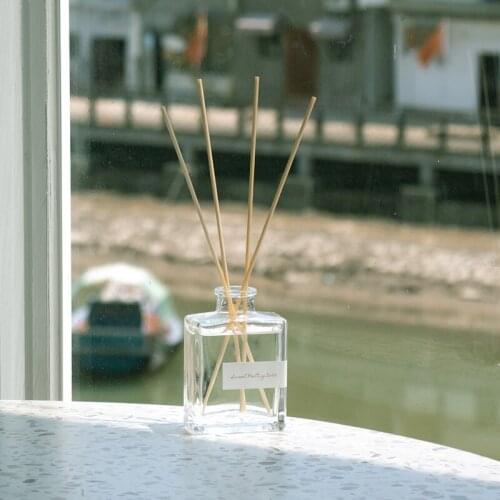 Sunset Melting Gold Series Reed Diffuser Morning Forest Midnight Garden Sea Sunset for Hotel Office Living Room Home Decoration