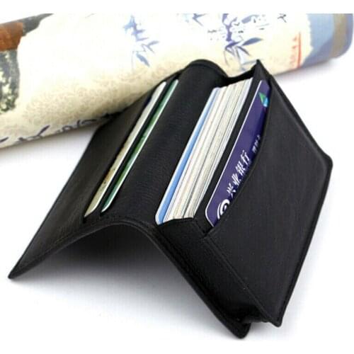Luxury Fashion Genuine Leather card Wallets men credit card holders women card&ID holder male organizer Business card holder