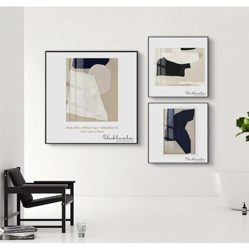 Modern Minimalist Style Geometry Abstract Wall Art Canvas Painting Nordic Posters And Prints Wall Pictures For Living Room Decor