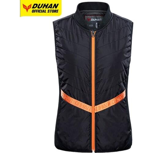 DUHAN Heated Motorcycle Vest Heating Fleece Winter Thermal Set USB Electric Heated Clothing With Battery Motocross Keep Warm