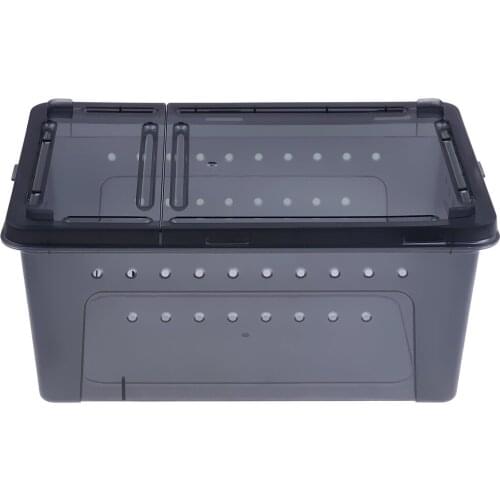 Reptile Terrarium Vivarium Tank Box Turtle Nursery Breeding Cage Snake Terrarium Spider Aquatic Container