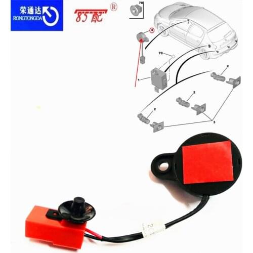 Obstacle detection buzzer For Peugeot 207 reversing radar detection alarm 6590JQ