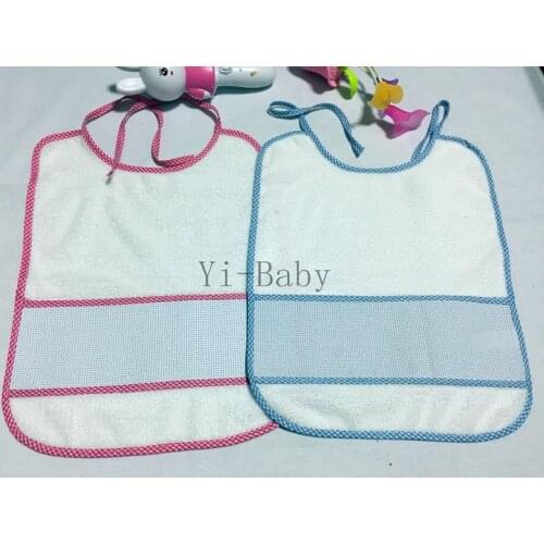 12PCS/Set YB16001 Free shipping Cross Stitch Bibs Baby Bibs Infant saliva towels Burp Cloths Baby bib