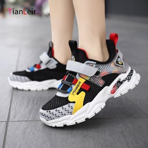 2021 New Children Shoes High Quality Breathable Mesh Kids Sneakers Boys Shoes Fashion Comfortable Sports Shoes Chaussure Enfant