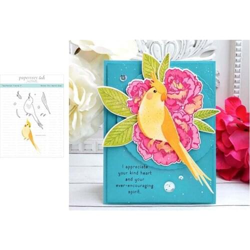 2021 New Arrival Metal Cutting Dies Parrot Bird Shape for Scrapbooking Craft Die Cut Stencil Card Making Mould Sheet Decoration