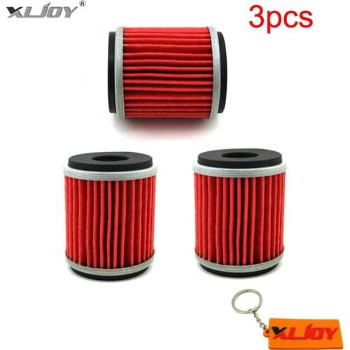 3x Oil Filter For Yamaha YZ XT YFZ YBR 250 450 TE SM EC 125 YZ450F XT250 YFZ450 CABALLERO