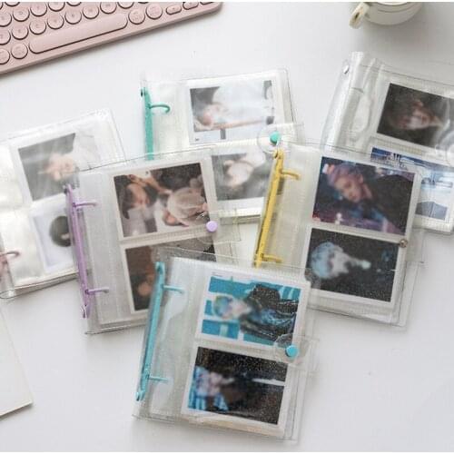 50/100 Pockets photo album 3/5 inches Home Picture Case Storage Name Card Book Card Binder Photocard Name ID Card Holder