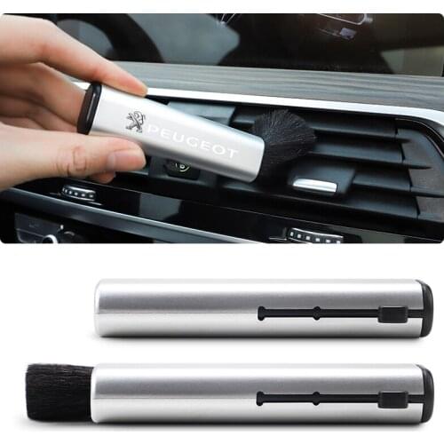 Car Retractable Air Conditioner Computer Cleaning Brush For Peugeot 206 307 308 207 3008 208 407 508 2008 5008 301 406 408 607