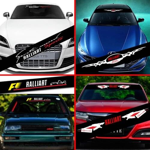 Car Stickers Front Windshield Prevent Sunlight Reflection For Mitsubishi Ralliart Decoration Decals Car Accessories