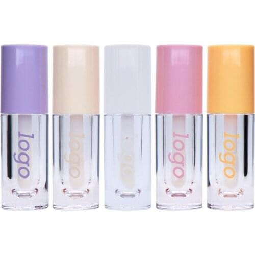 Big Brush Doe Foot Applicator Lipgloss Tube Custom Logo Cute Lip Glaze Bottle Wholesale High-quality 6.5ml Round Thick Wands