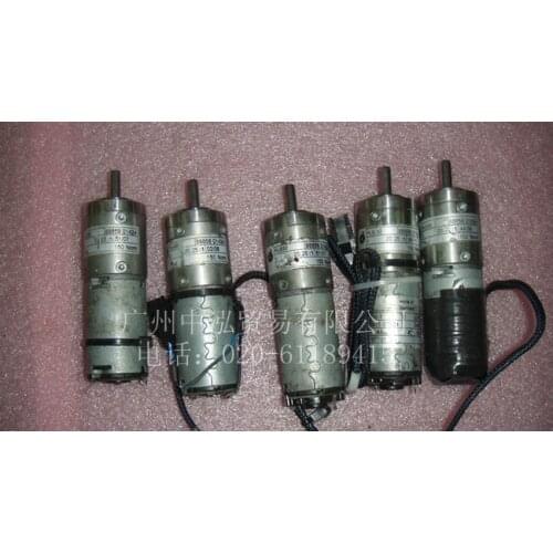 Used German Unkermotoren 12-24V DC motor planetary deceleration PLG32 20.25:1