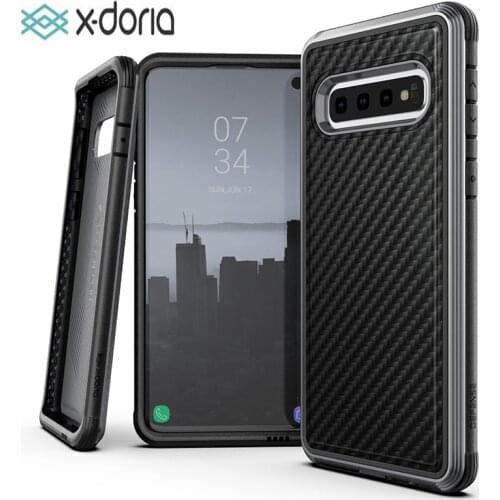 X-Doria Defense Lux Phone Case For Samsung Galaxy S10 Plus S10e Military Grade Drop Tested Case For S10 Plus S10e Aluminum Cover
