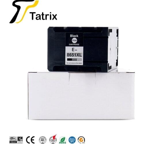 Tatrix For Epson T8651 8651XL Ink cartridge compatible for EPSON WorkForce Pro WF M5191 M5190 M5690 printer
