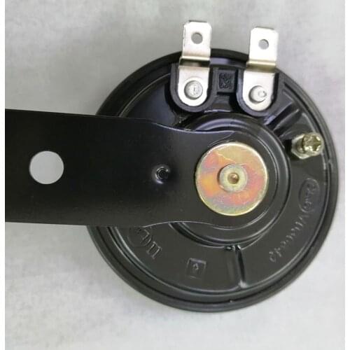 Black Metal Motorcycle Electric Vehicle Air Horn With Two Holes To Install