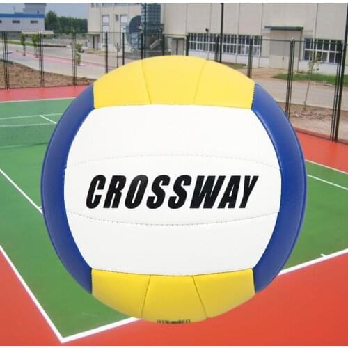 Crossway Training Volleyball Wear-resistant Leak-proof High Elasticity No.5 Children Adult Soft Sport Volleyball for Fitness