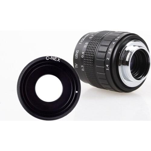 Fujian 50mm F1.4 CCTV Movie Lens+C-NEX Mount to Micro EPL5 EPM3 EPL7 OM-D