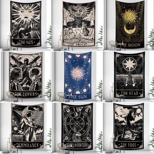 Indian mandala tapestry new Tarot brand witchcraft tapestry bohemian style decoration home decoration hippie mattress bedroom