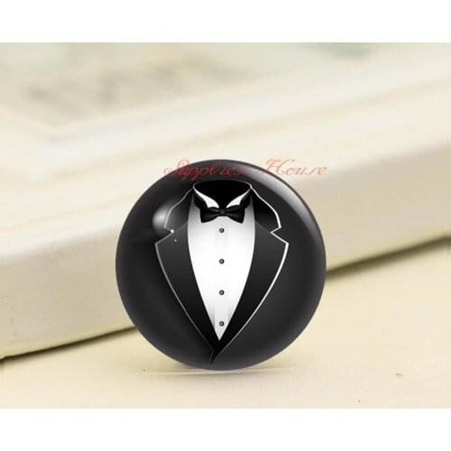 Handmade Round Man photo glass Cabochons, Jewelry Finding Cameo Pendant Settings, (F5806-1457)