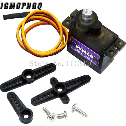 1pcs MG90S Metal gear Digital 9g Servo For Rc Helicopter plane boat car MG90 9G