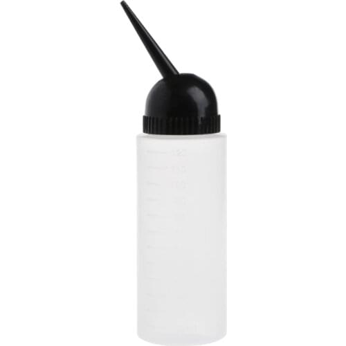 120ml Salon Hair Washing Cleaning Refillable Squeeze Bottle Hairdressing Tool 95AC
