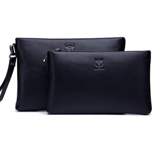 Mens Genuine Leather Day Clutch Soft Envelop Bag Big Capacity Handbag Messenger Bag Male Travel Bag Casual Tote