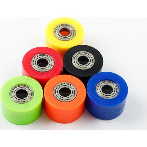 OTOM 2 Pcs Drive Chain Roller Pulley Wheel Slider Tensioner Wheel Guide For Street Bike Enduro Motorcycle Motocross CRF 8mm 10mm