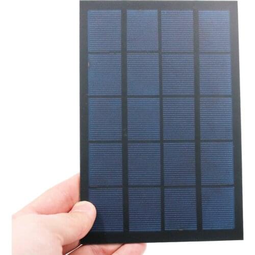 Solar panel 5V 3 W portable DIY component panel system for solar light battery toy phone charger PET laminated solar panel