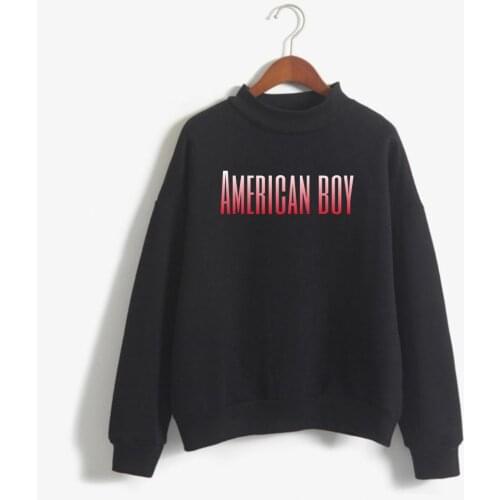 Payton Moormeier Warm Turtleneck Sweatshirt Women Social Media Stars Print Sweatshirt Streetwear Women Clothes