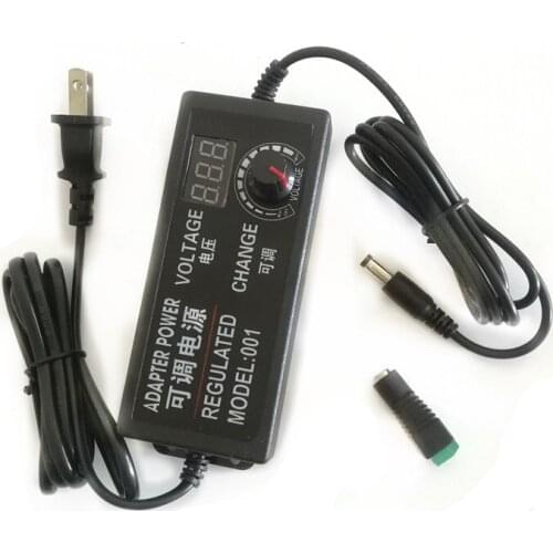 Adjustable AC to DC 3V-24V 2A Universal adapter with display screen voltage Regulated power supply adatpor