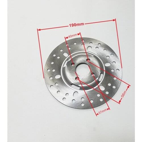 Off-road ATV 190mm Alloy Rear Brake Disk Rotor Motorcycle Rear Brake Disc Rotor For Yamaha 200cc 250cc ATV Spare Parts