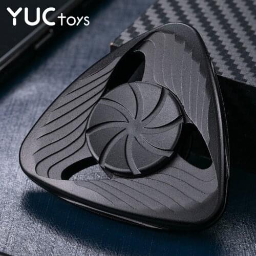 Triangle Metal Solid Alloy Fidget Spinners Bearing R188 Mute Hand Gyro Fingertip Relief Stress Toy for Kids Adults Office